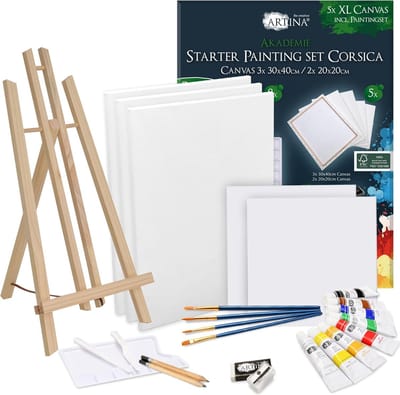 Artina 25-delige Acrylverf Set Corsica incl. Schildersezel London