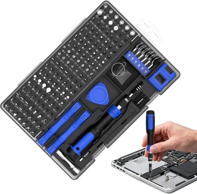 Schroevendraaierset - Precisie Set - Huishoudelijke Reparaties - 160-in-1 - Compacte Koffer - Zwart