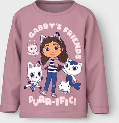 NAME IT - TMFPLUE GABBY LS TOP NOOS SKY - Meisjes - Lange mouwen shirts