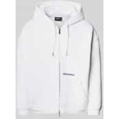 oversized sweatjack van katoenmix