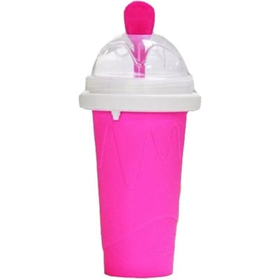 Nieuwste Doe-het-zelf Slushy Maker Beker Snel Bevriezende IJsjesmaker Knijpbare Siliconen Mok Zelfgemaakte Snel Koelende Melk Makers Magische Slush Bekers 350ml
