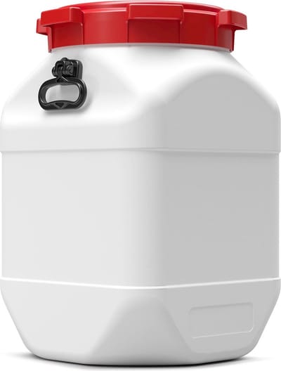 66 liter Voerton Vierkant - Handgrepen - UN Keurmerk - Luchtdicht & Waterdicht