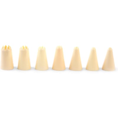 Poches à douille cannelées pour la décoration, 8-20 mm, set de 7 - Hendi 551110 20 mm / 7 Pieces