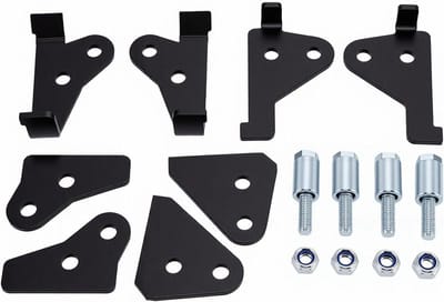Liftkit UTV - Verhogingsset Ophanging - Offroad Rijden - Verbeterde Bodemvrijheid - 2 Inch - Zwart