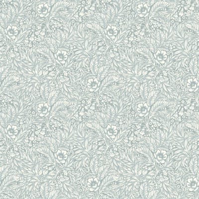Duro Vliesbehang 430-05 - Linnéa - Botanisch Blauw - 53cm x 10.05m