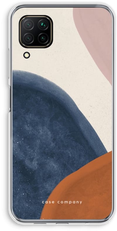 Case Company® - Hoesje geschikt voor Huawei P40 Lite hoesje - Geo #1 - Soft Cover Telefoonhoesje - Bescherming aan alle Kanten en Schermrand