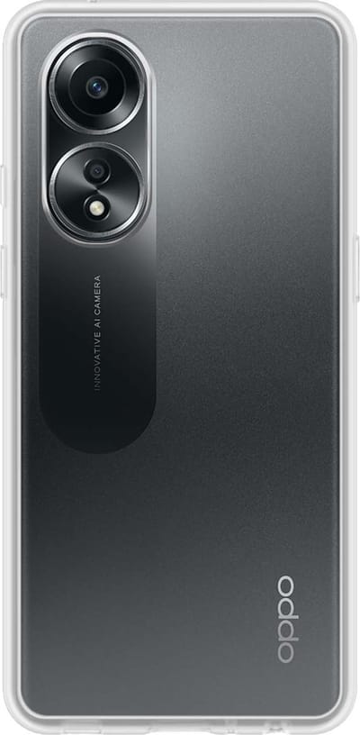 Hoes - Geschikt voor OPPO A58 - Sterk & Shockproof - Hoesje Cover - Siliconen Case - Transparant
