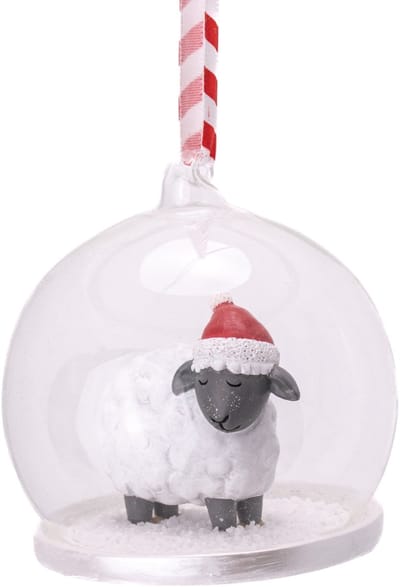 Schaap dome kerstbal - Sass & Belle