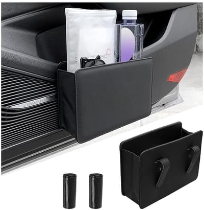 Dailygoods- Auto-vuilnisbak Opvouwbaar - Auto-organizer - Waterdicht - Hoogwaardig Leer - Afvalopslag - Stevig en Duurzaam