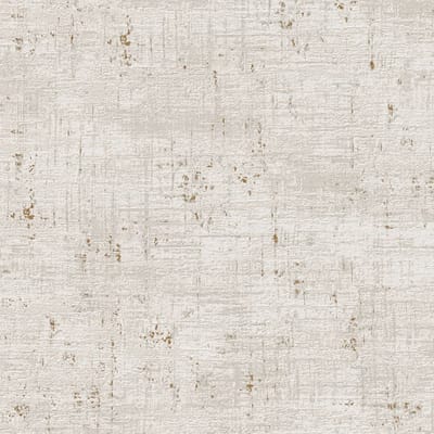 Pleister-look behang Profhome 396574-GU vliesbehang gestructureerd met structuur en metalen accenten grijs wit goud 5,33 m2