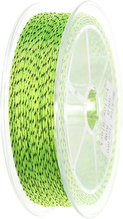 Forelvlieglijnsteun - Vislijn Backing - Zoetwater Vissen - Lage Wrijving - 20lb 30lb - Geel Zwart