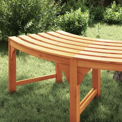 vidaXL - Boom - Bank - 4 - -Seater - 210 - x - 80 - x - 45 - cm - Massief - Eucalyptus - Hout