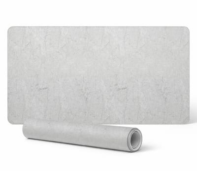 Moderne bureaumat met subtiele marmerstructuur, 90x45 cm