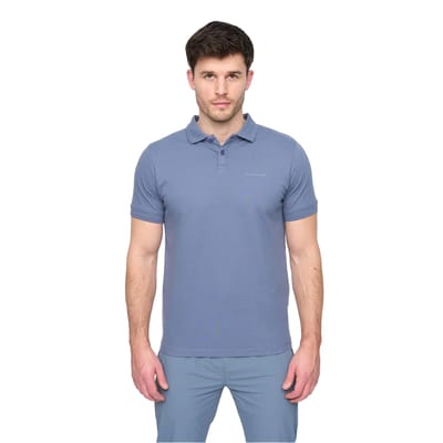 Duck and Cover Heren Limatar Polo Shirt Met Korte Mouwen (Licht Denim)