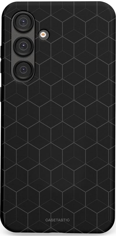 Casetastic Hoesje Geschikt voor Samsung S25 Plus - Stijlvolle Beschermende Duo-layer Case - Hexago