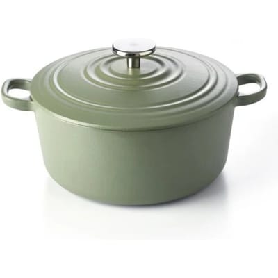 BK Cookware Bk bourgogne braadpan olive green 28 cm gietijzer