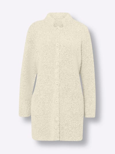 Lang gebreid vest