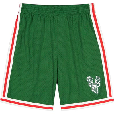 Mitchell And Ness NBA Milwaukee Bucks NBA Milwaukee Bucks Korte Broek Groen