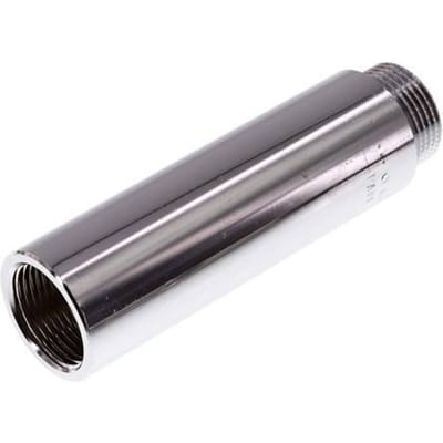 G 3/4'' F/M Verchroomd Messing Verlengstuk DIN 3523 - 100 mm - FL2S-FM-BC-034G-100L