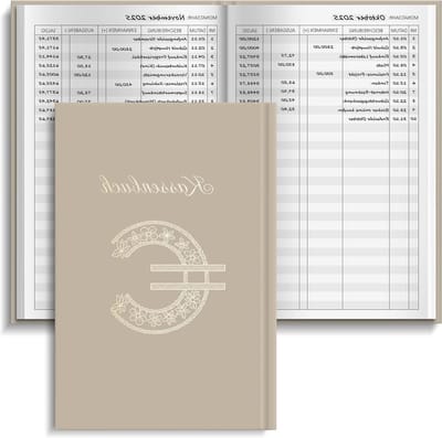 Budgetboek in khaki - Maak een effectieve planning met dit praktische notitieboek voor jouw doelen en organisatie