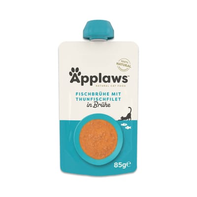 12x85g Applaws bone broth tonijn natvoer voor katten