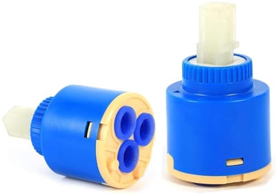 Dailygoods- Keramische Cartridge 40 mm - Drielaags Filter - Hoogwaardige Materialen - Optimale Afdichting - Geschikt voor Keukenkranen - Geen Waterlekkage - Kraanonderdeel