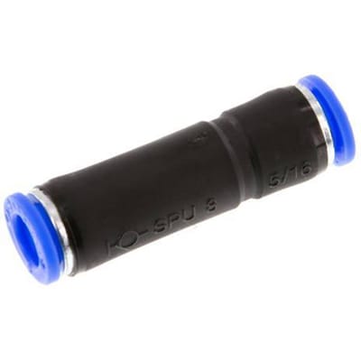 8mm Zelfsluitende Insteekkoppeling Vernikkeld Messing/PBT 0-10 bar