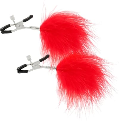 Banoch Tepelklemmen - Pince de Plume Rouge - Veertjes Rood