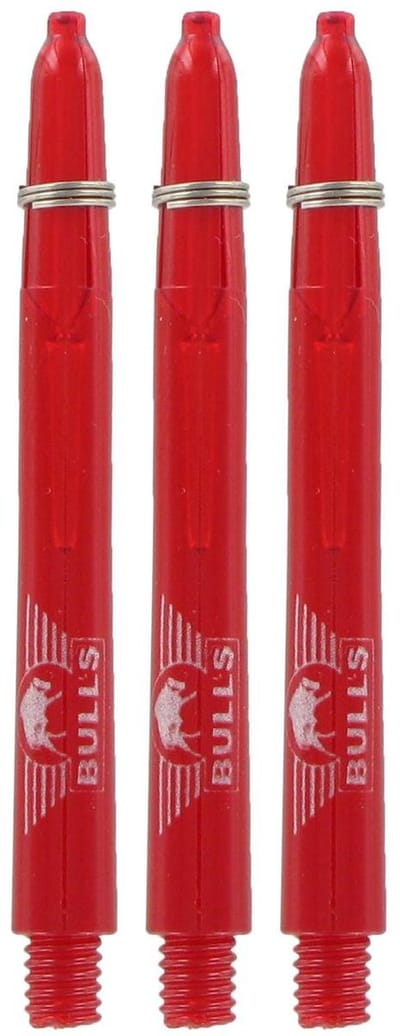 Bull's Nylon Glowlite Red - Dart Shafts Medium