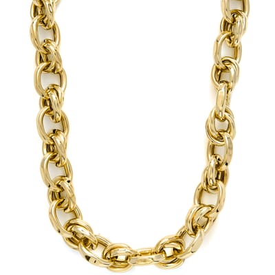 Collier - LUXENTER - Rimsau - Finition or jaune 18 carats - Métal doré - Pour femme jaune