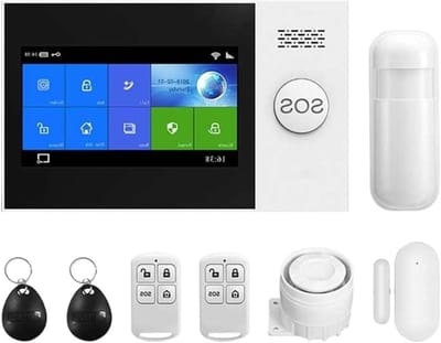 Alarmsysteem - Beveiliging Systeem - Thuis Beveiligen - Wifi Gsm Connectiviteit - 4.3 Inch Touchscreen - Een Kit