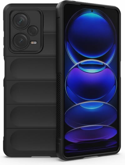 Hoesje geschikt voor Xiaomi Redmi Note 12 Pro - Techsuit Magic Shield Silicone Back Cover - Zwart