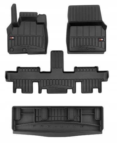 FROGUM ProLine / ProLine Kofferbakmat – Automatten Set – Perfecte Pasvorm – Geurloos TPE – Duurzame Bescherming