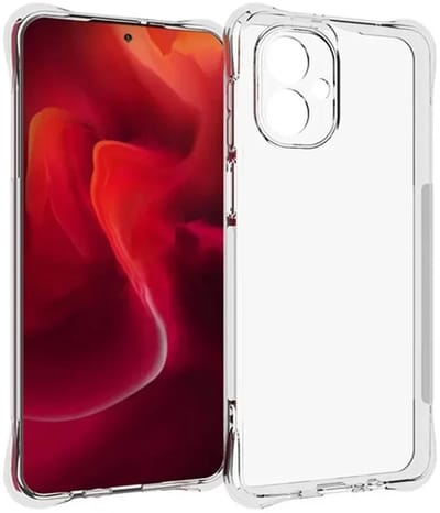 Transparant Hoesje Geschikt voor Motorola Moto G55 | Schokbestendig TPU | Back Cover | Dun | Flexibel | Shockproof | Doorzichtig