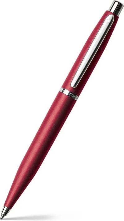 Sheaffer balpen - VFM E9403 - Excessive red nickel plated - SF-E2940351