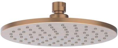 IVY Hoofddouche Medium 20 cm - Geborsteld Mat Koper