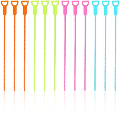 Dailygoods - 12-Delige Drainage Reiniger Set met 50 Cm Slang