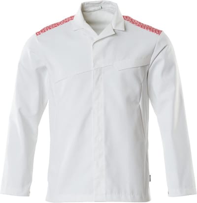 Mascot Food & Care Jas 20254-442 - wit/signaalrood - 3XL