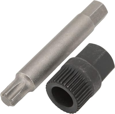 Dynamo Sleutel voor Alternator, Oliekit en Verwijderingsset met 33 Tanden Spline Steek, Perfect voor Auto Onderhoud en Reparatie
