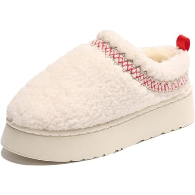 Winter Warme Sneeuwlaarzen Dames Chunky Platform Pluche Enkellaarsjes voor Dames Suède Cotto Gewatteerde Schoenen 35
