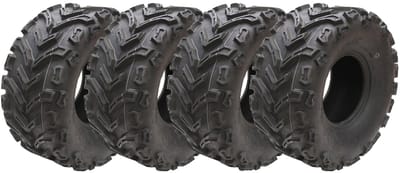 22x10.00-9 ATV- en quadbanden, 6-laags, Wanda P3128, straatlegaal, achterbanden 255/65-9 (set van 4)