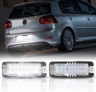 LED Kentekenplaatverlichting Set (2x) 18 SMD Canbus Foutloos voor Diverse Modellen