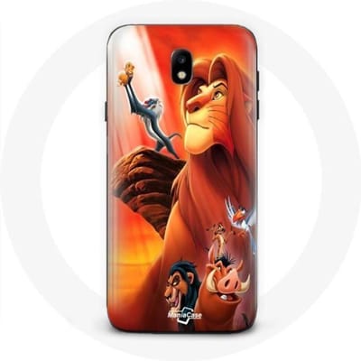 Samsung Galaxy J3 2017 hoesje De Lion King Simba en Mufasa