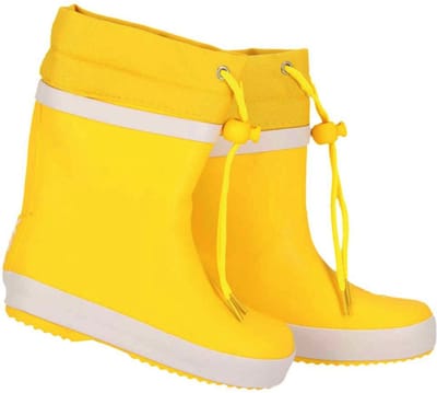 XQ Footwear - Regenlaarzen - Geel - Trekkoord - Maat 35/36