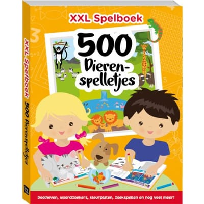Xxl Spelboek - 500 Dierenspelletjes - ImageBooks Factory