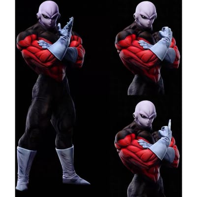 25cm/9.8in Figurine Anime Dragon Ball Z Jiren Figurines d'Action DBZ Figurine Statue Modèle de Collection Jouets Cadeaux black