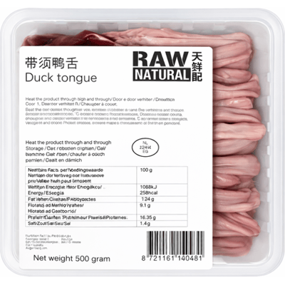 Raw Naturals RAW NATURAL Eendentongen 500 g