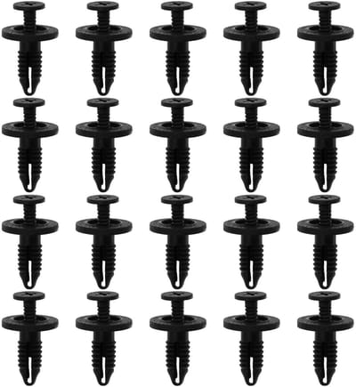 Allecto - Bumper Wheel Arch Clips - 20 Stuks - Duurzaam en sterk - Geschikt voor verschillende voertuigen - Hoogwaardige clips - Perfect voor Ford ...