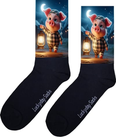 Varken - Verjaardags cadeau - grappige sokken - Print sokken - vrolijke sokken - valentijn cadeau - Kerstcadeau - Kerstkado - leuke dames en heren sokken - moederdag - vaderdag - Sokken waar je vrolijk van wordt - Maat 37-44
