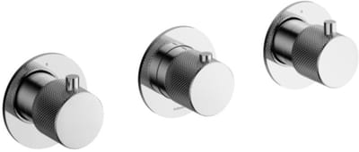 Hotbath Cobber X - Afbouwdeel voor Inbouw Douchethermostaat - 2 Stopkranen - Chroom